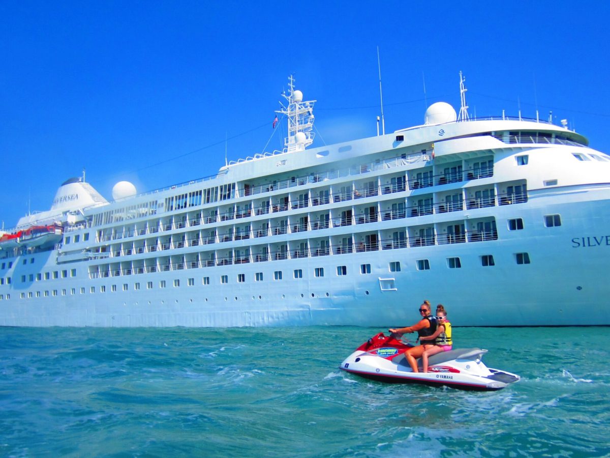 a large ship in a body of water