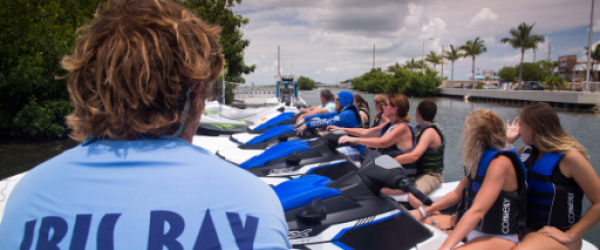 a group of people on a boat
